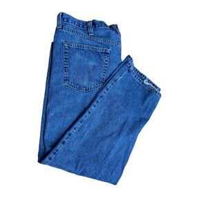 Eddie Bauer Denim Jeans Mens 38 x 30 Blue Relaxed Fit